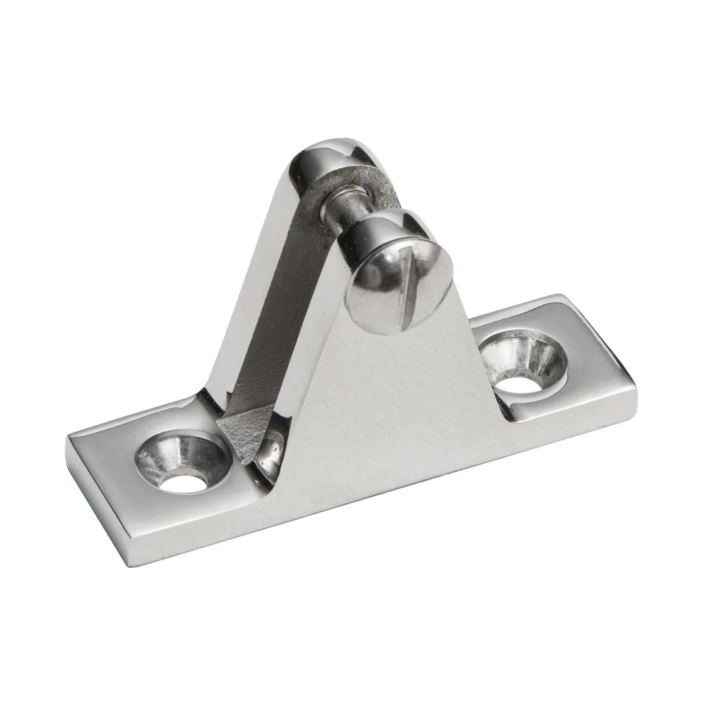 Supporto a forcella piatto con vite in acciaio inox