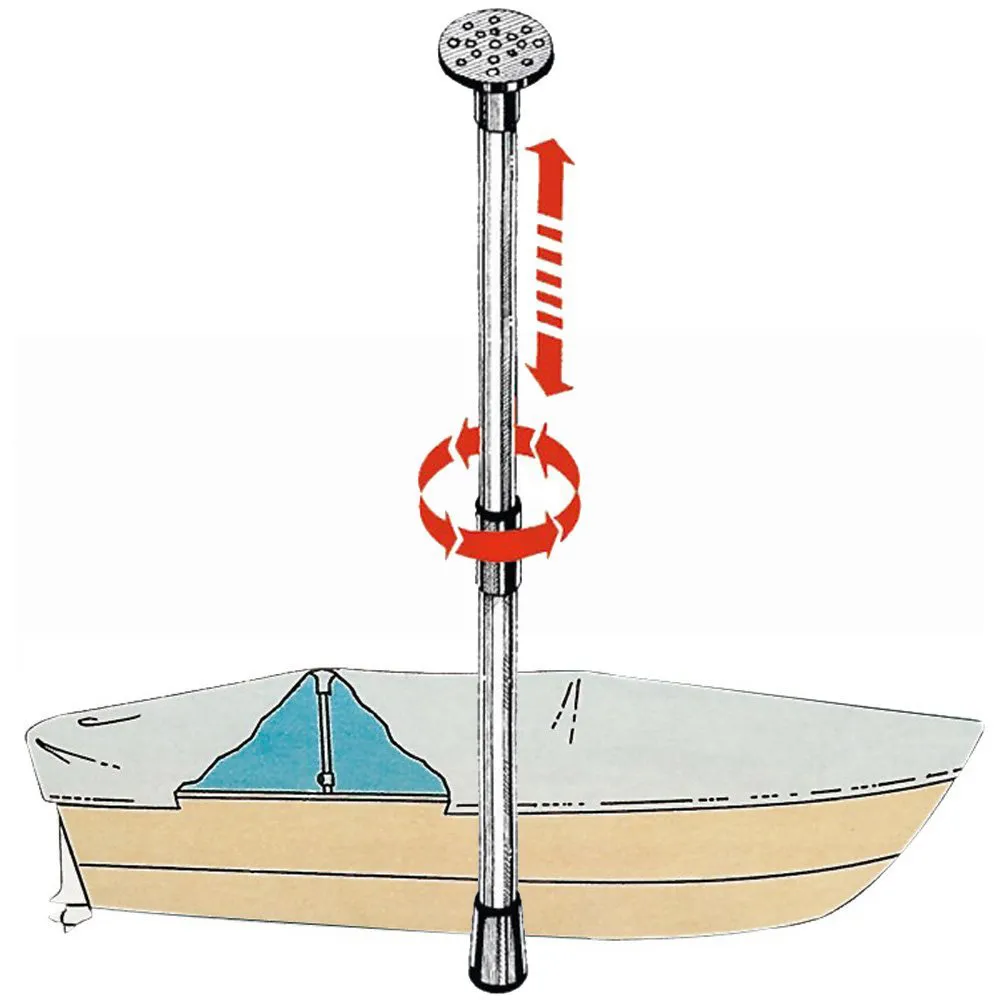 Telescopic cover support 