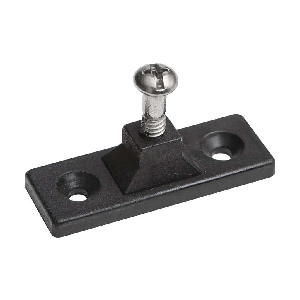 Nylon bulkhead mount deck hinge